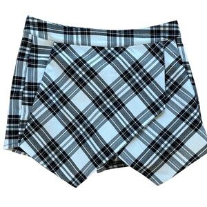 LF Plaid Envelope Skort